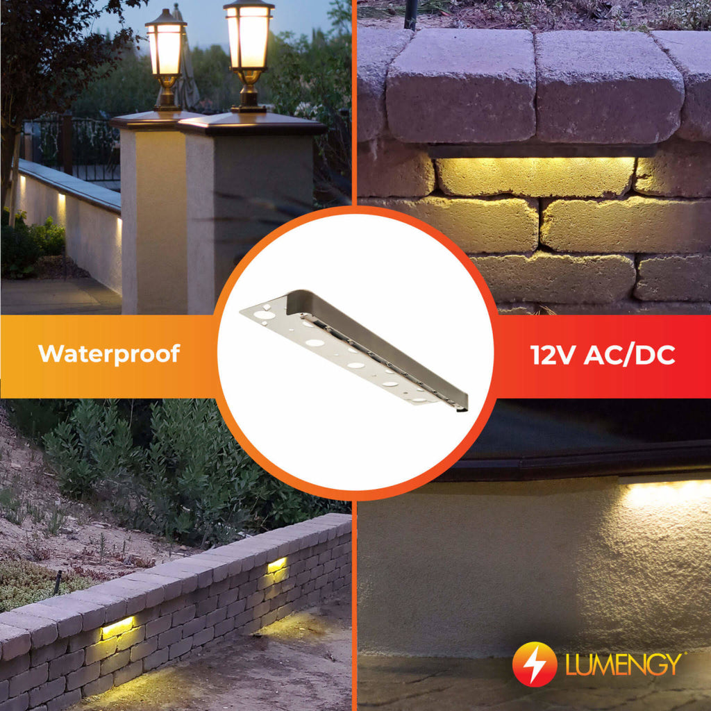 6-Pack 13inch 2.5w LED Hardscape Lighting Y6324