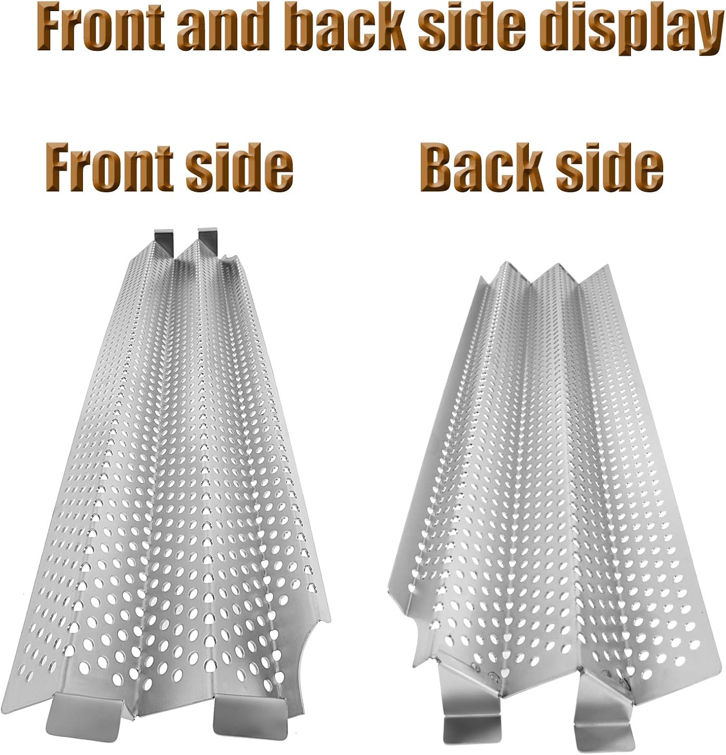 Stainless Steel Heat Plates Replacement Parts, 4PCS Pack of 2 L180