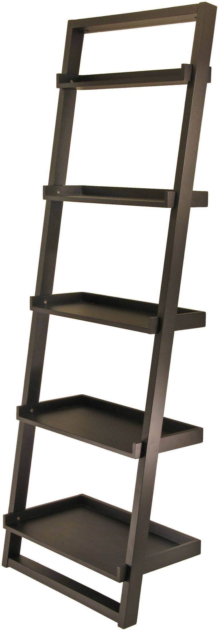 5-Tier Black Bookshelf X22905