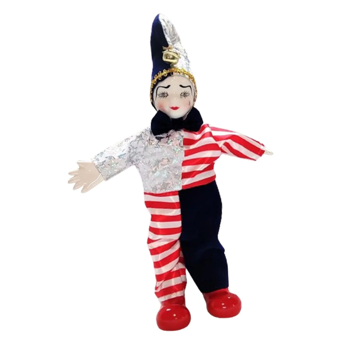 9.84'' Movable Joint Jester Doll T1027