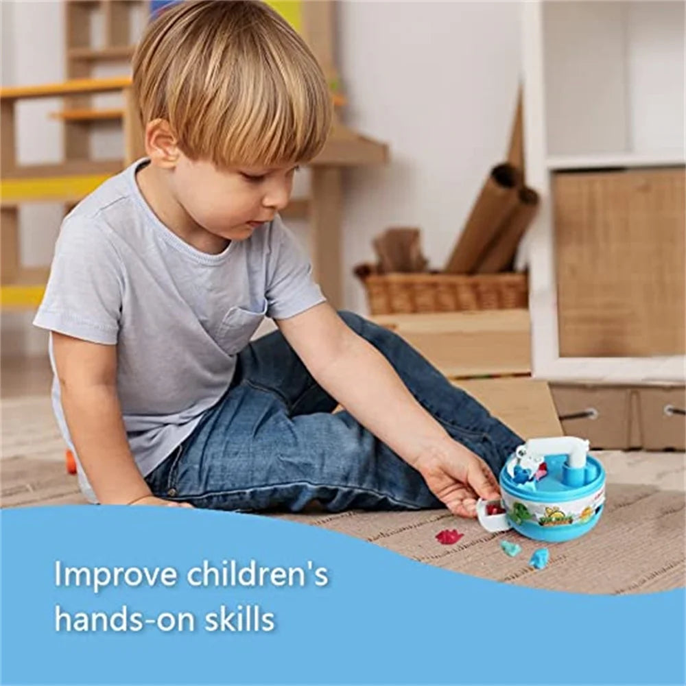 Kids Mini Claw Machine Toys with Dinosaur Figures F7030