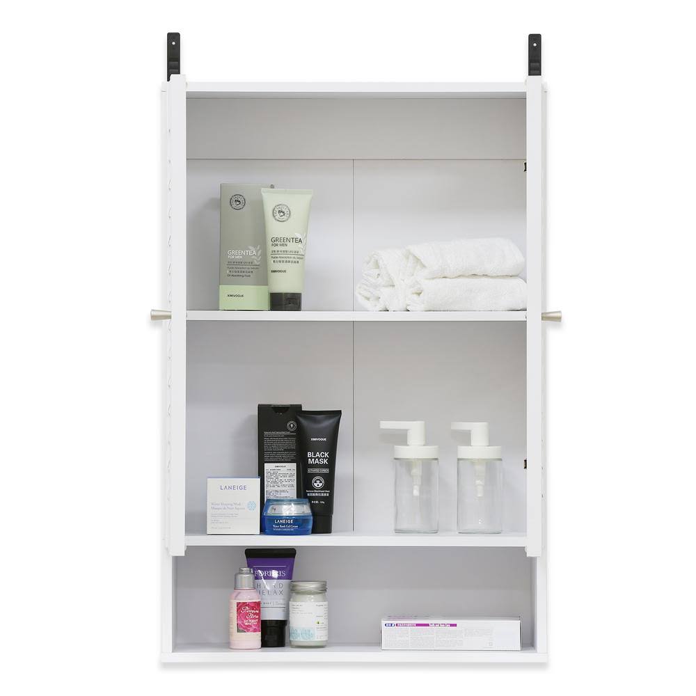 White Double Door Wall Cabinet U84362
