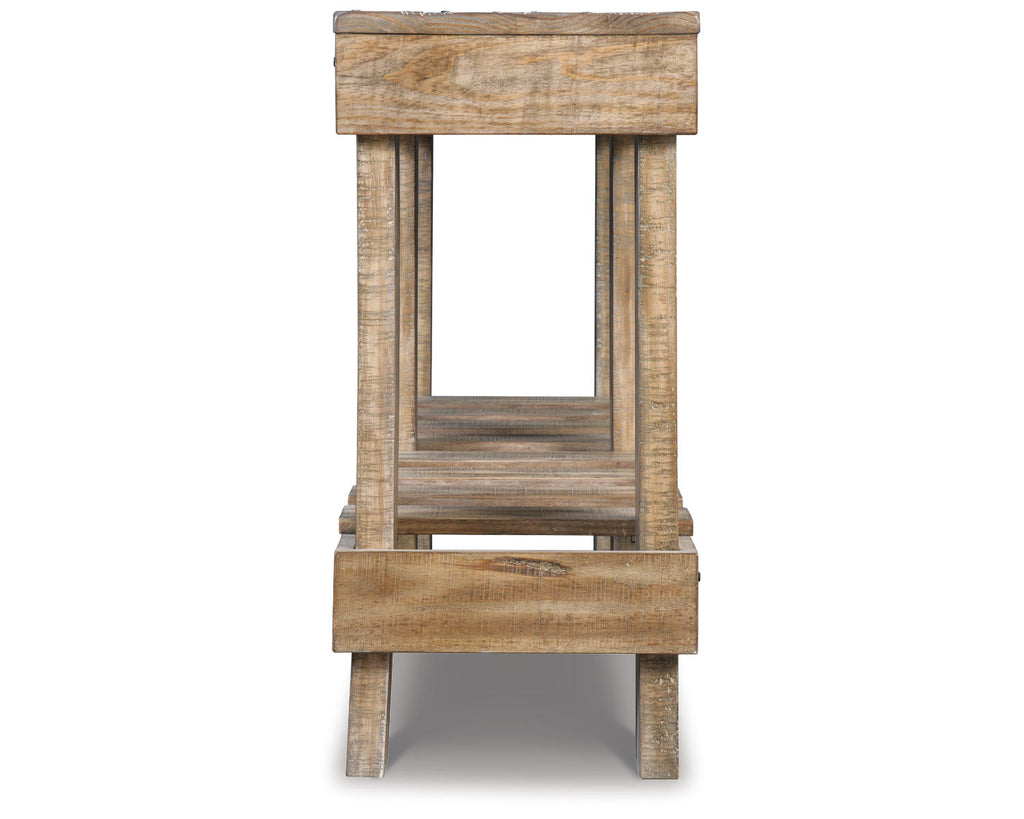 Casual Sofa Console Table Brown M189782
