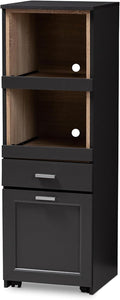 Dark Grey/Oak Brown Kitchen Cabinet V823