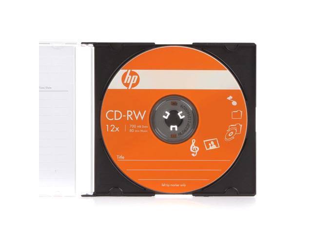 100-pk 12x CD-RW Rewritable Blank Disc 700MB in Slim Jewel Case I169