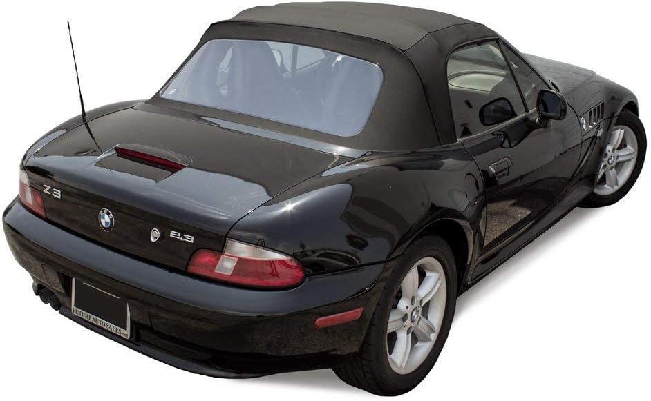 Twill Convertible Soft Top Replacement with Plastic Window E13964