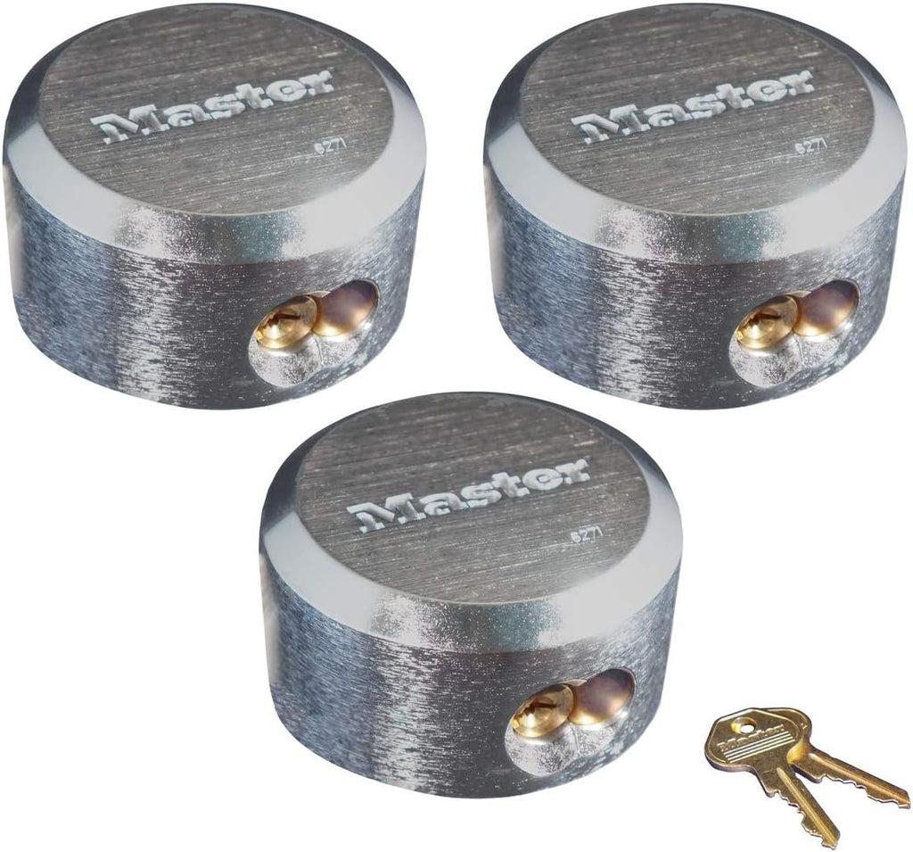 8 Pack Chrome Rekeyable Pin Tumbler Padlock Q605