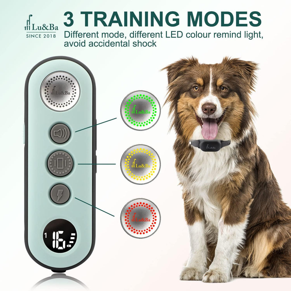 Rechargeable Waterproof Dog Training Collar Pack of 2 K431229