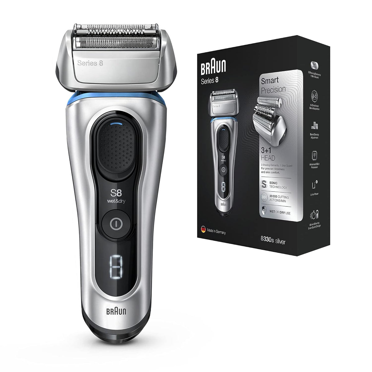 Silver Foil Shaver with Travel Case S486