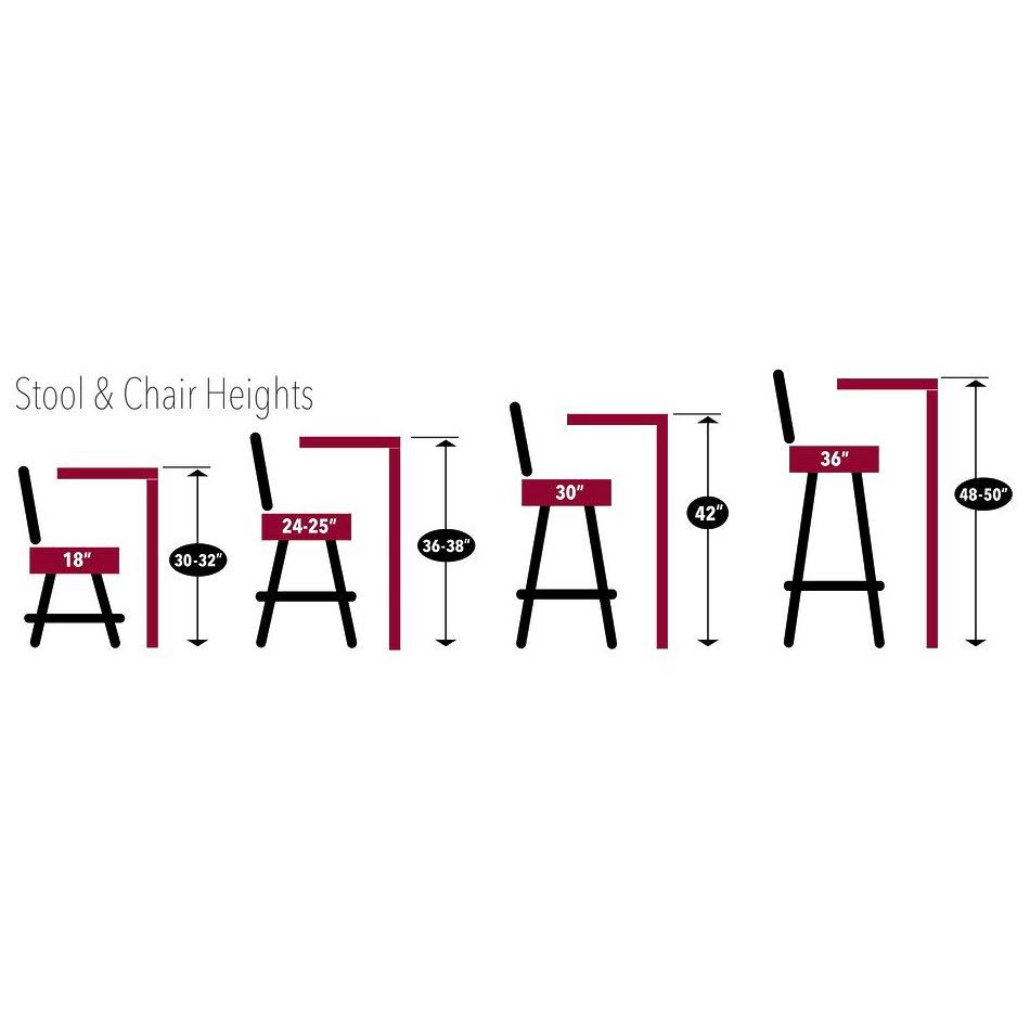 Chrome Double Ring Bar Stool E27752