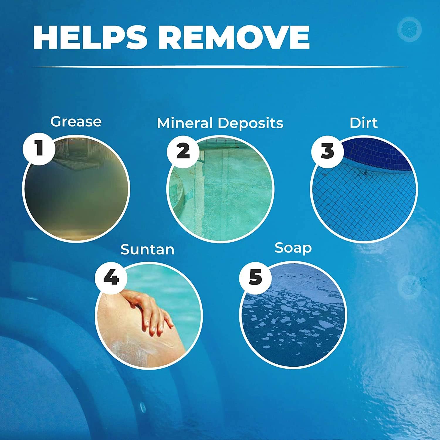 Hot Tub Filter Cleaner Soak Solution 32oz I8939