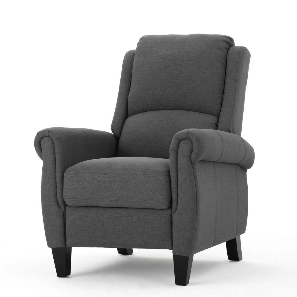 Charcoal Fabric Recliner I5841
