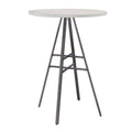Gray Metal High Pub Table O4883