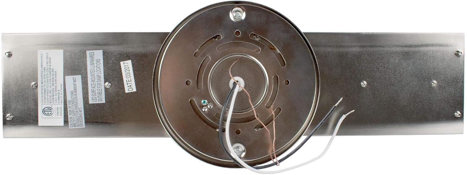 18 Inch LED Wall Vanity Light, 23W, 3000K, 1200 Lumens, Brushed Nickel, TRIAC Dimmable G105470