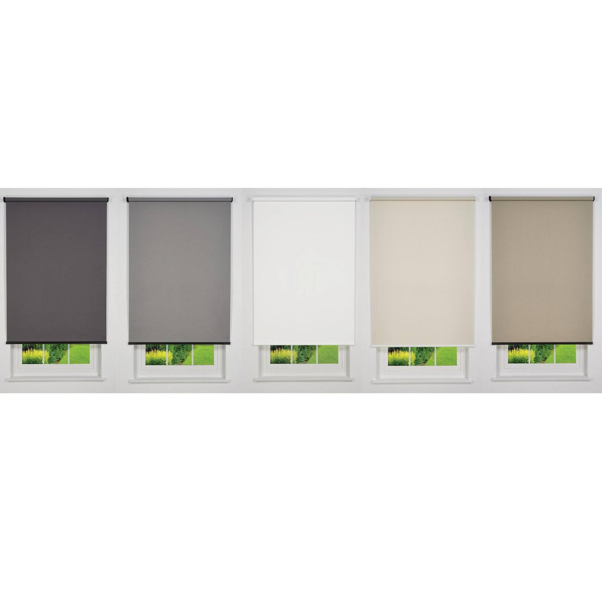 Taupe 65 W x 66 H Cordless Blackout Roller Shade N692