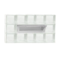 Frameless Vented Clear Glass Block Window R6434