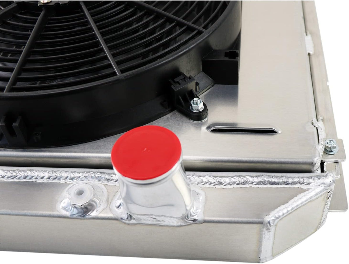 3 Row Aluminum Radiator with Shroud and Fan K292