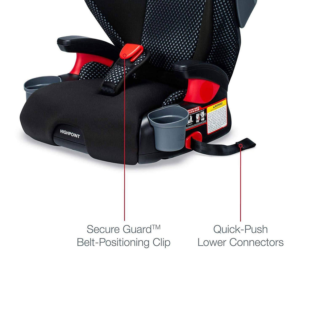 Cool Flow Grey Belt-Positioning Booster Car Seat A179