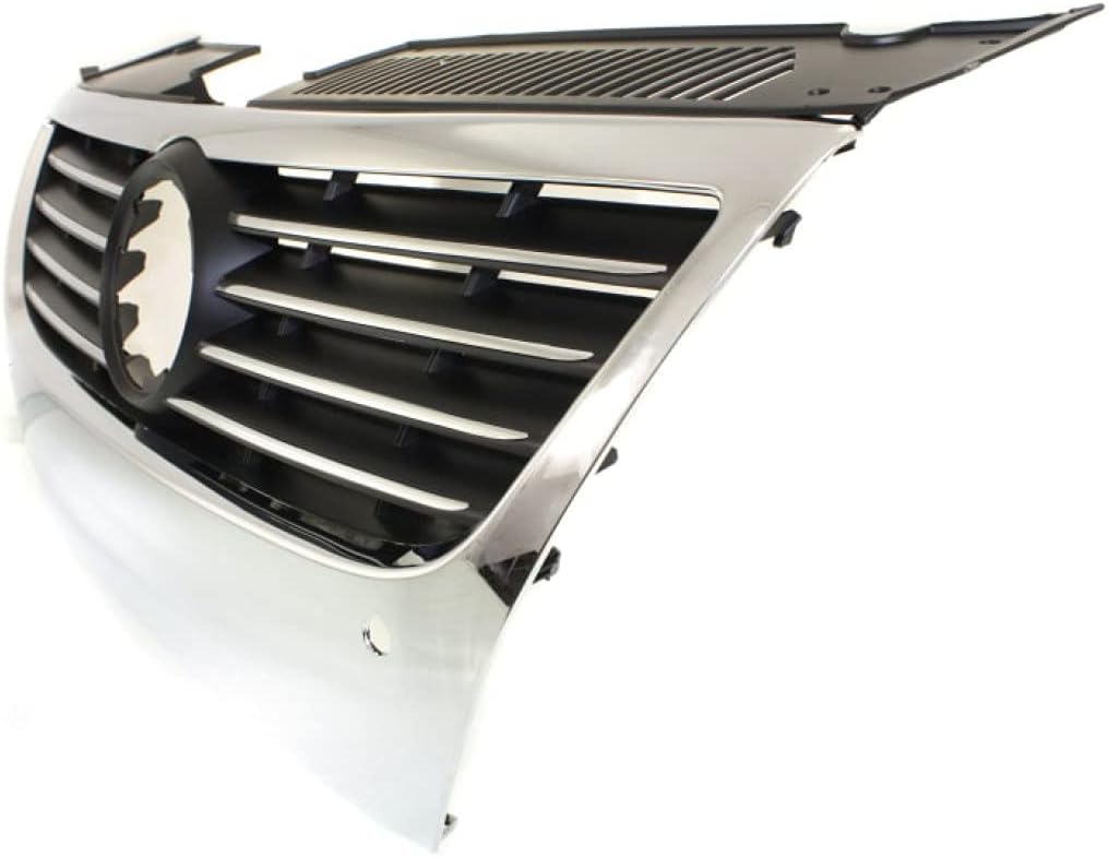 Chrome Shell Black Insert Grille Assembly for Volkswagen Passat 2006-2010 K5608