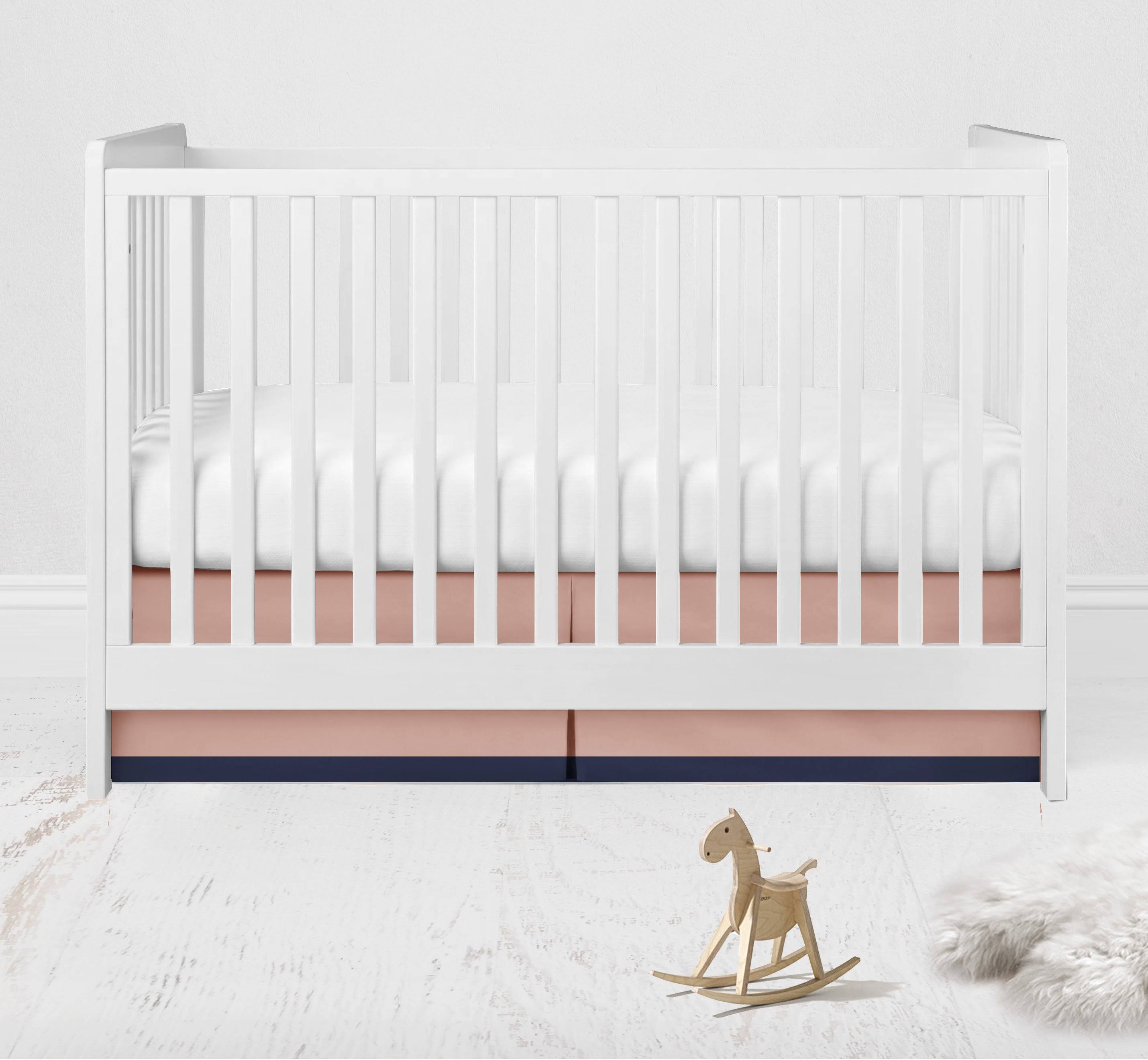 10-Piece 100% Cotton Percale Crib Bedding Set with 2 Crib Fitted Sheets B362430