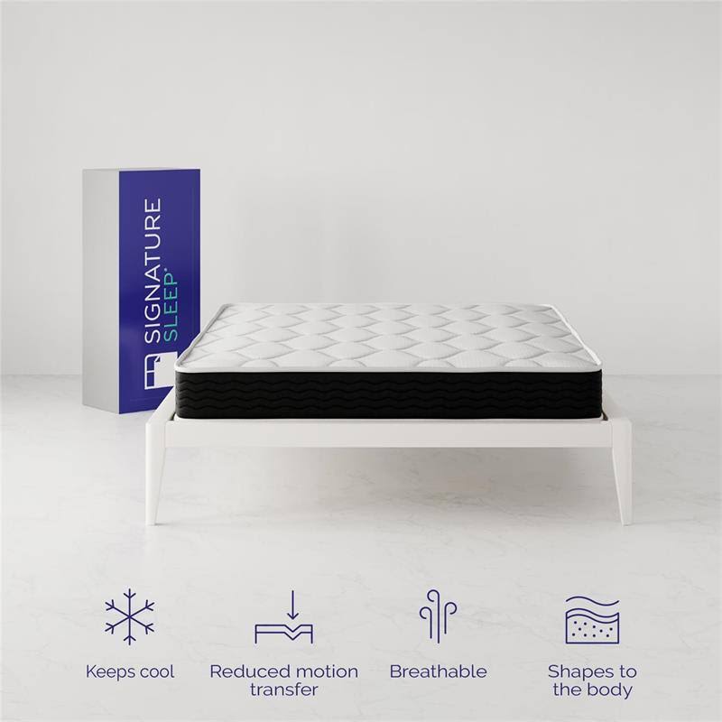 Full Encased Coil and Memory Foam Hybrid Mattress L691