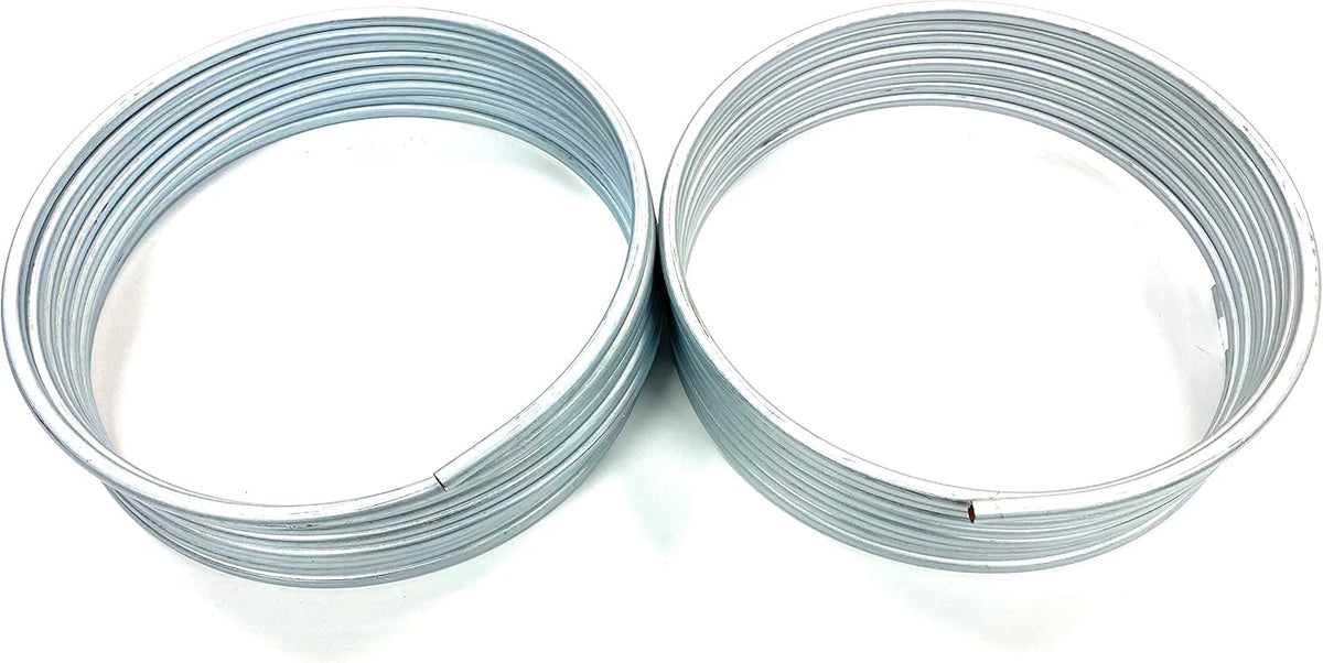 Four Coils of 25 Foot Zinc Plated 5/16 Inch Tubing Pack of 2 Y97383