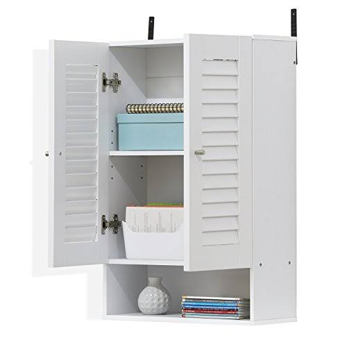 White Double Door Wall Cabinet U84362