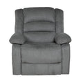 Gray Massaging Rocker Recliner H887962