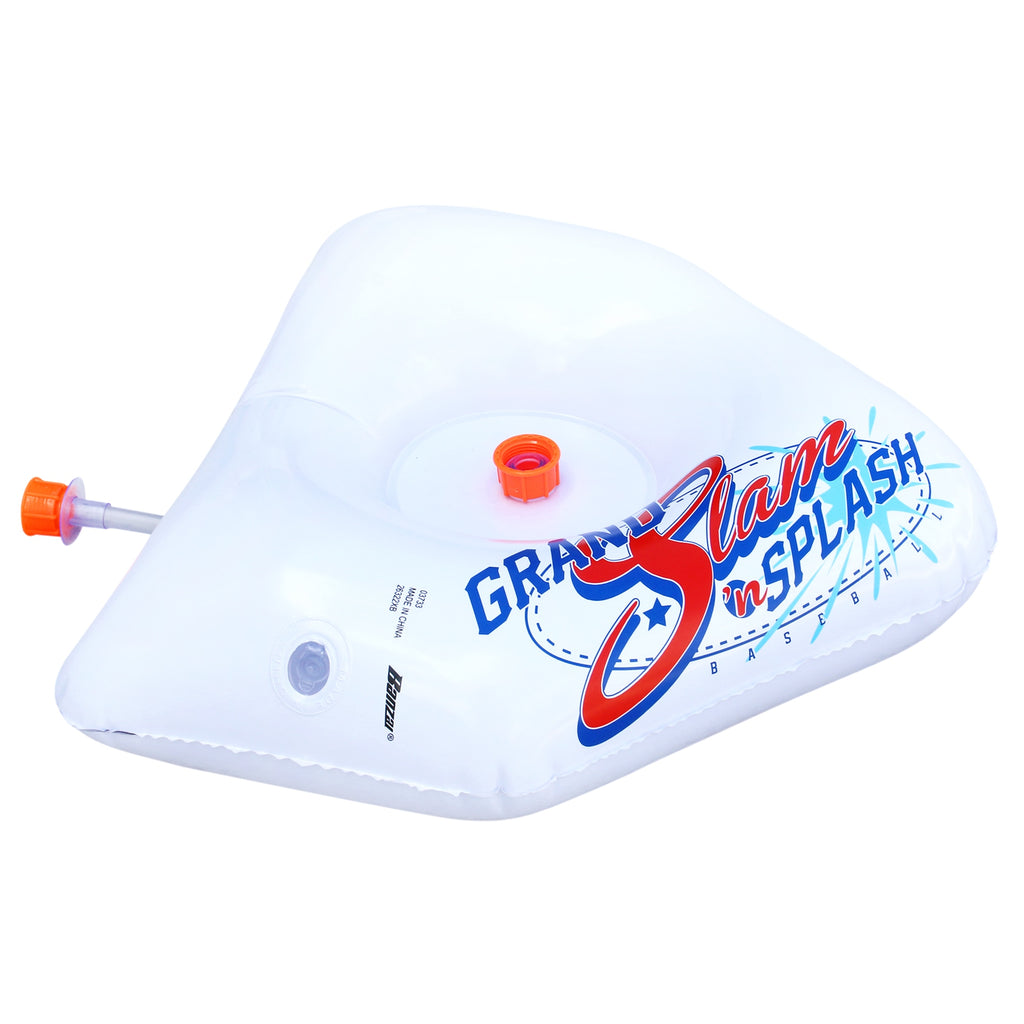 Splash & Slam Baseball Tee & Sprinkler Water Sports Game with Plastic Bat, 2 Plastic Balls, Home Plate & Bases R99672