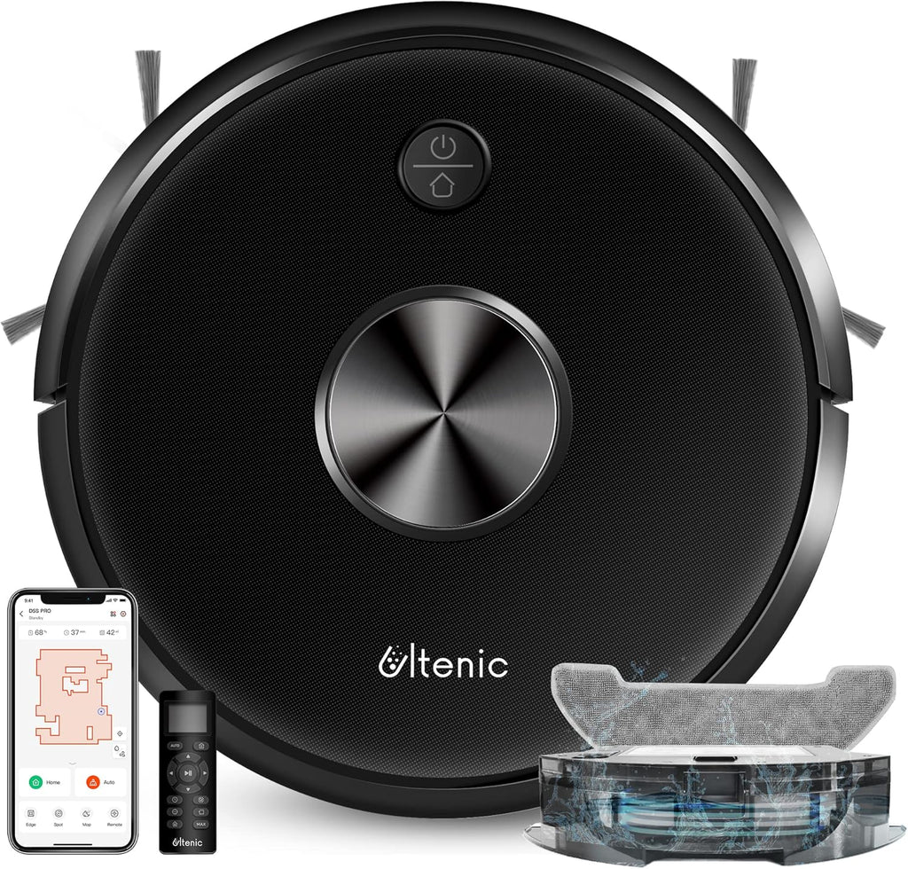 Robot Vacuum Cleaner and Mop, 2500Pa Suction, 150Mins Runtime N7479