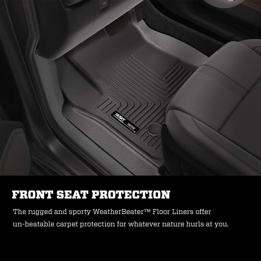 Black Front & 2nd Seat Floor Liners 3 Pcs V158299