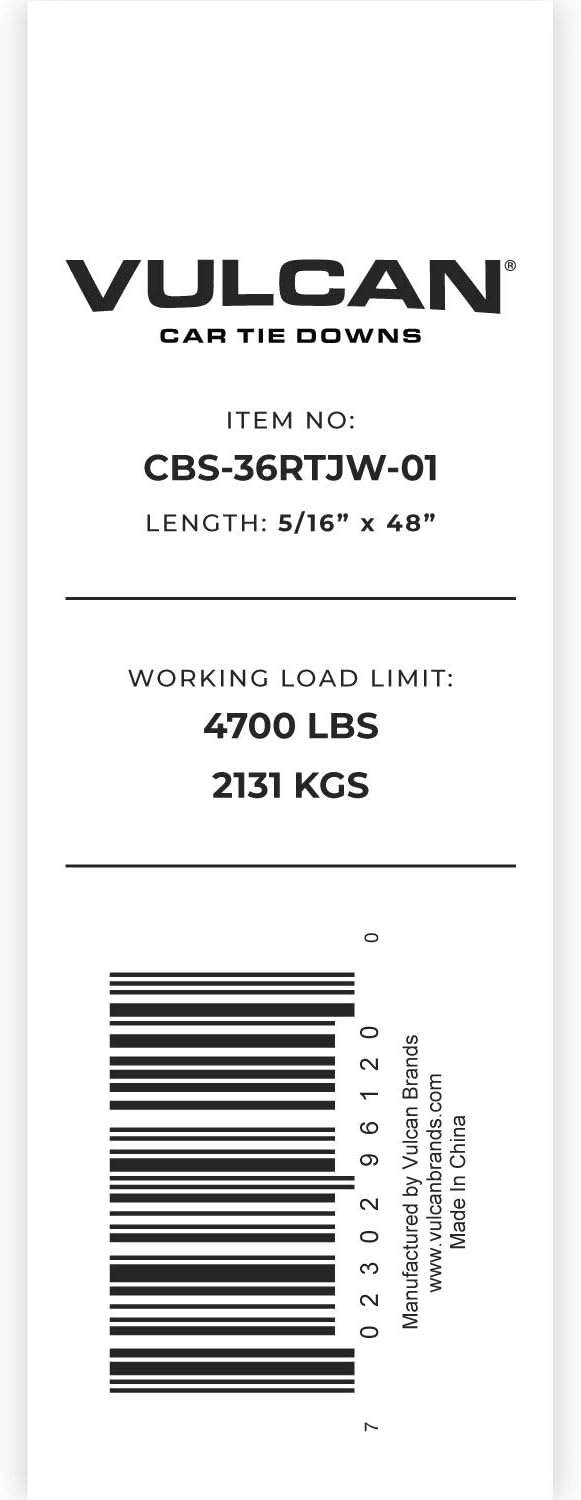 Grade 70 Towing Chain Bridle with R-Hooks and T/J Combination Hooks - 48 Inches Long - 4,700 Pound Safe Working Load J858
