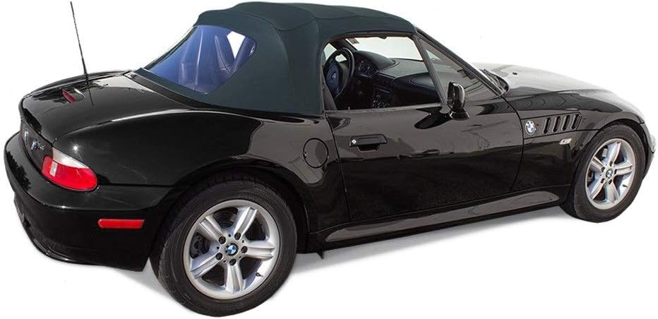 Twill Convertible Soft Top Replacement with Plastic Window E13964