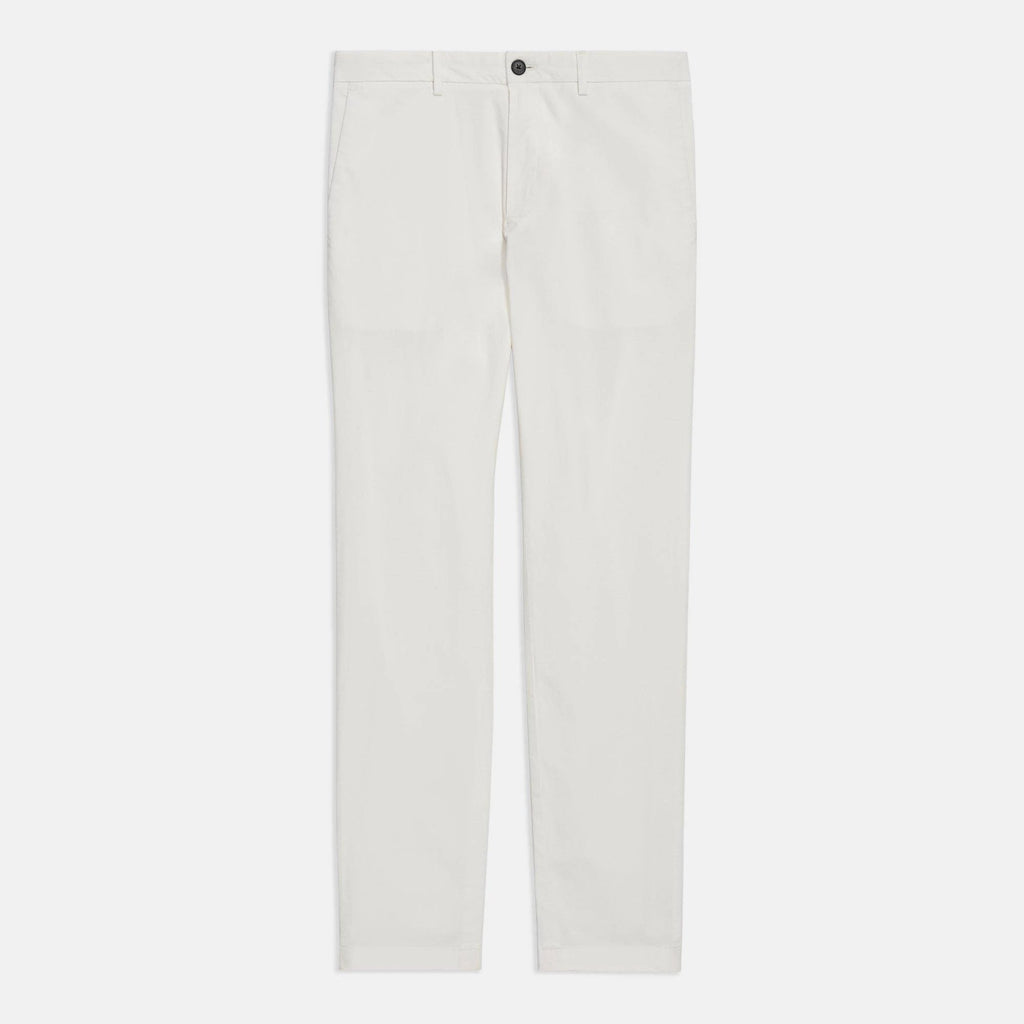 White Organic Cotton Pants E440823