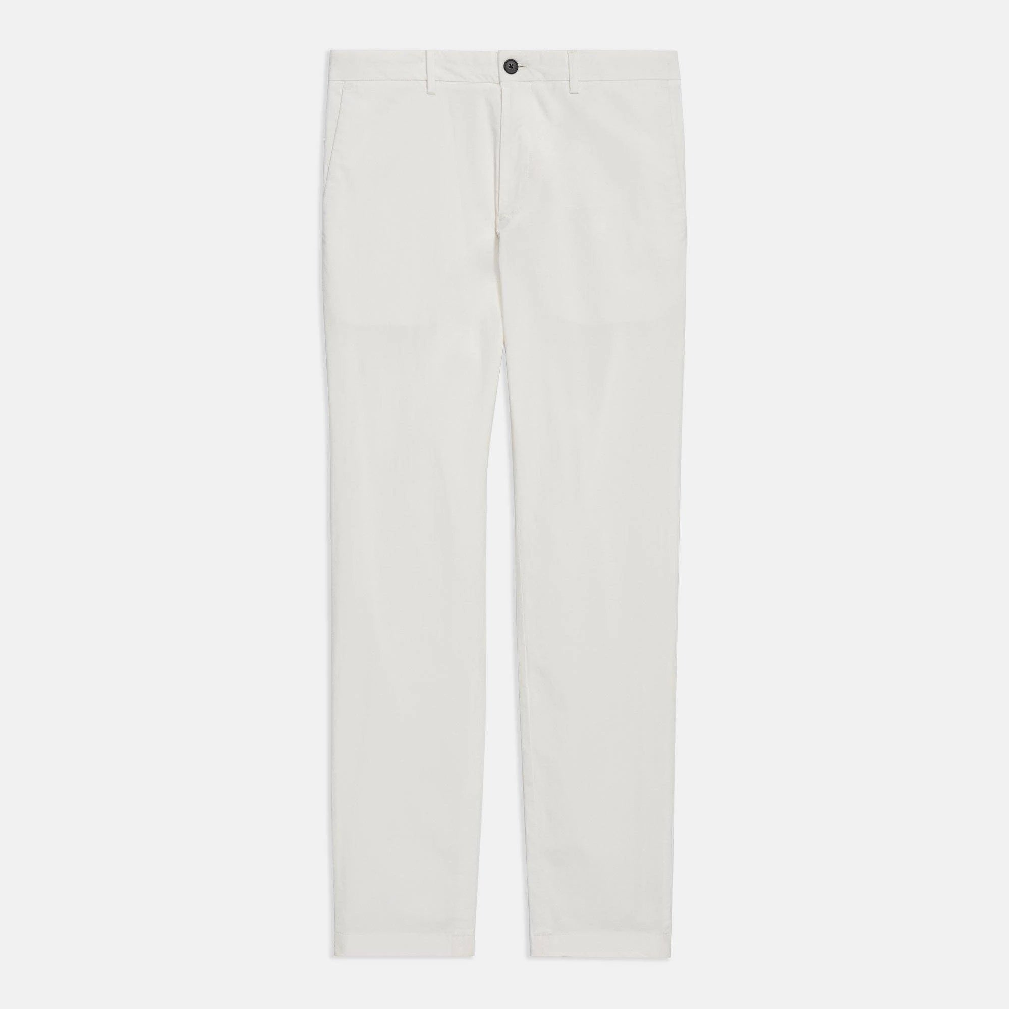 White Organic Cotton Pants E440823