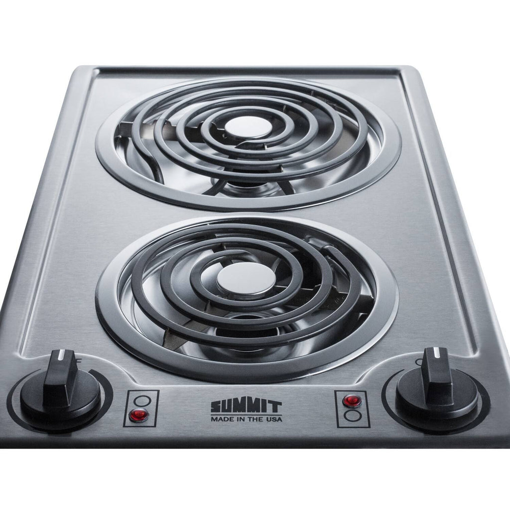 12x22 Wide 115V 2-Burner Coil Cooktop L911