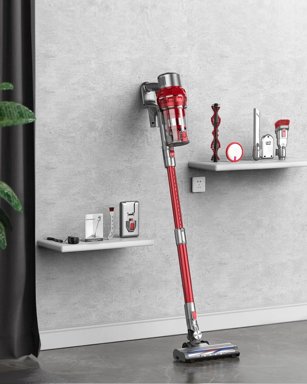 Cordless Stick Vacuum Cleaner with Detachable Battery T38586