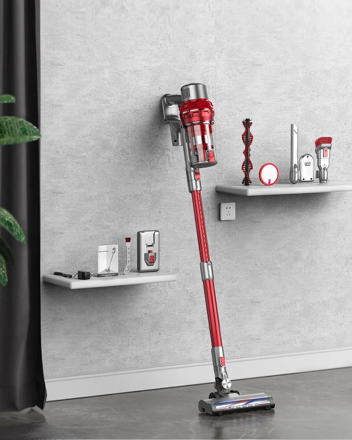 Cordless Stick Vacuum Cleaner with Detachable Battery T38586