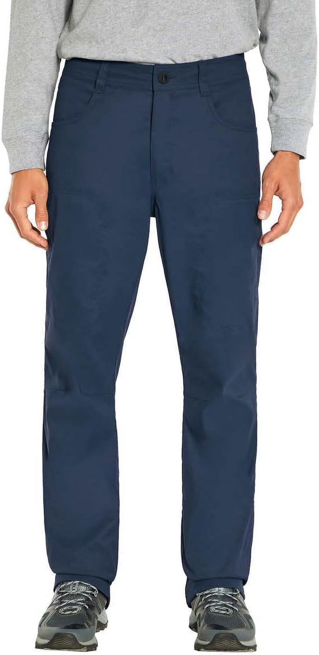 Men’s Fleece Lined Stretch Fabric Pant (Blue,32x32) S943189