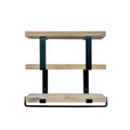 Gray Tiered Decorative Wall Shelf D443