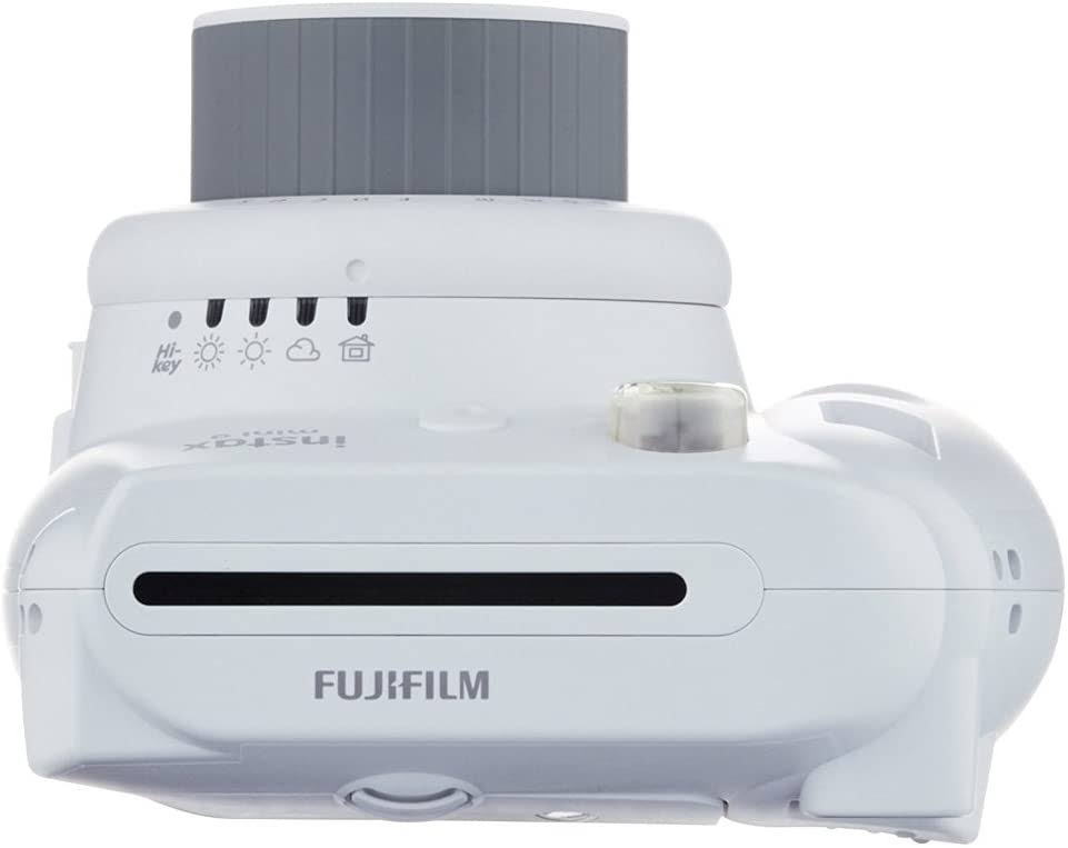 Smokey White Instant Film Camera with 40 Sheets of Instant Film W37023