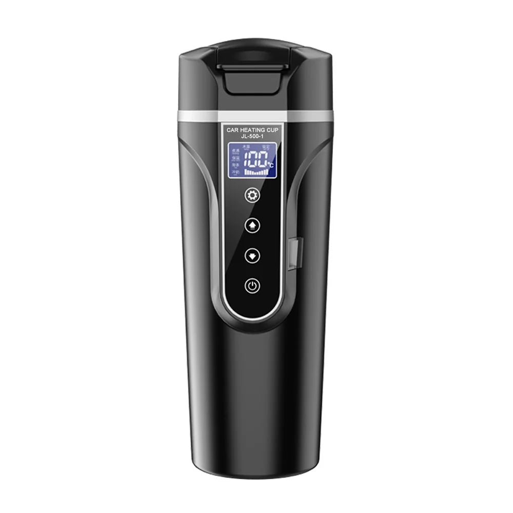 12.0V Car 24V Truck Heated Cup Electric Kettle with LCD Display C622741