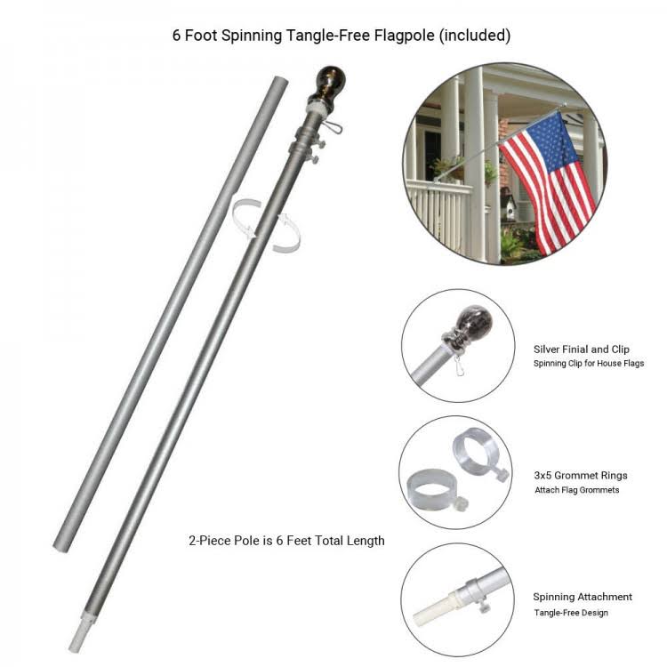 Arizona Cardinals Flag Pole and Bracket Kit M92921