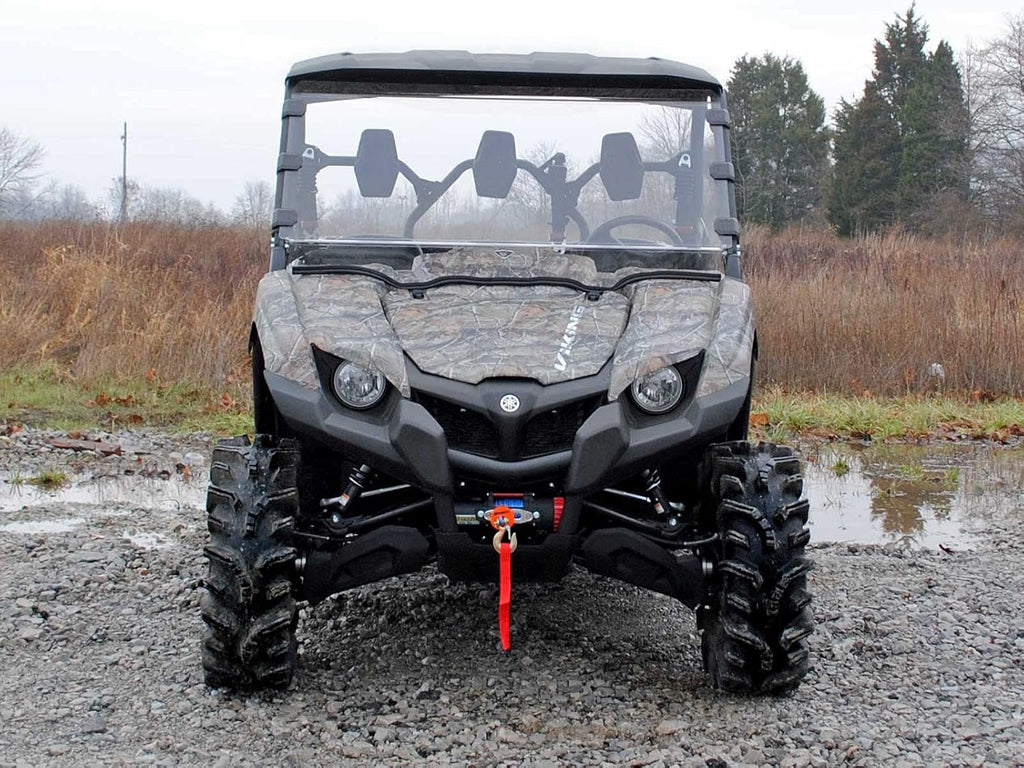 Heavy-Duty Full Windshield, 1/4" Thick Clear Polycarbonate W7711