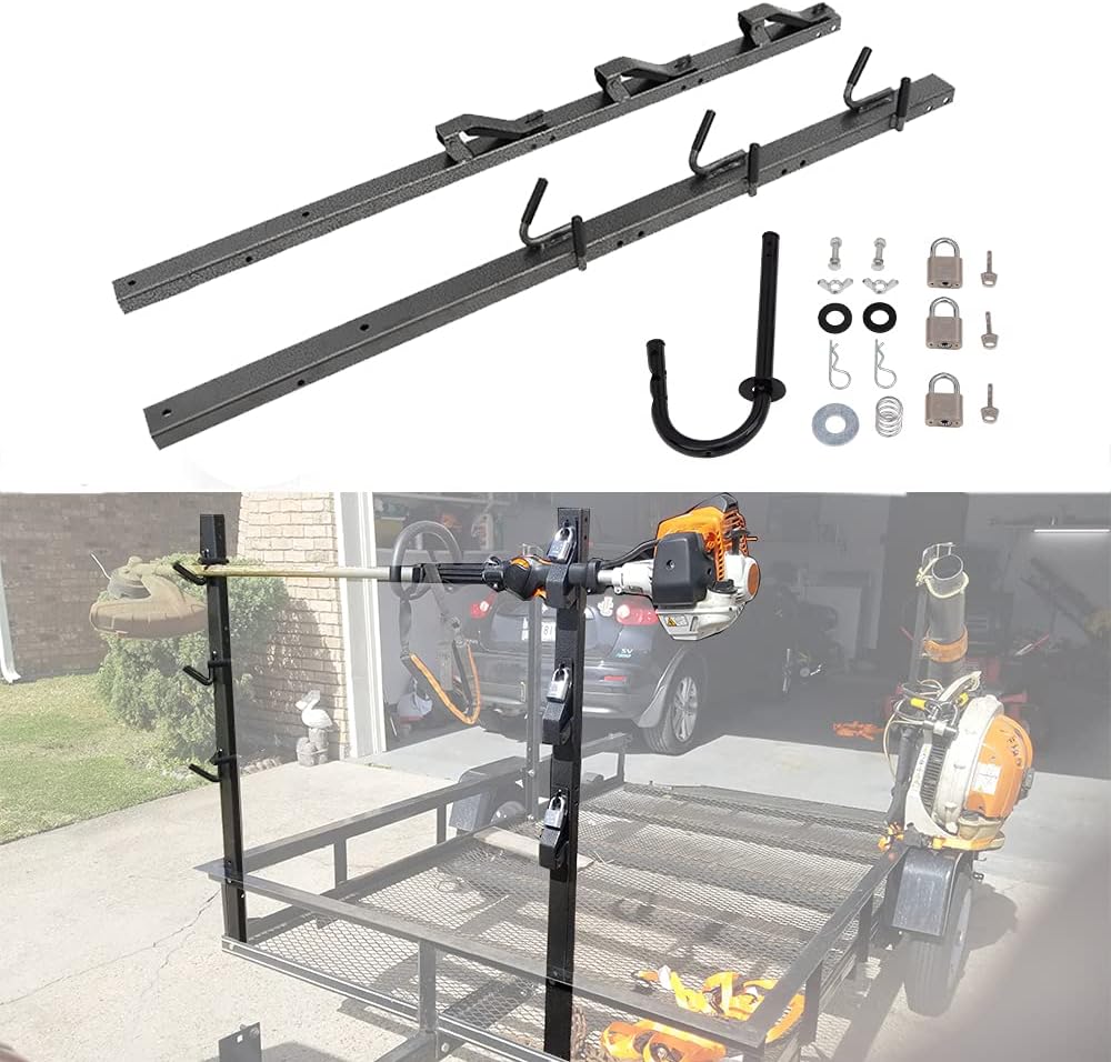 3 Place Trimmer Rack with Locks Pack of 2 A1218