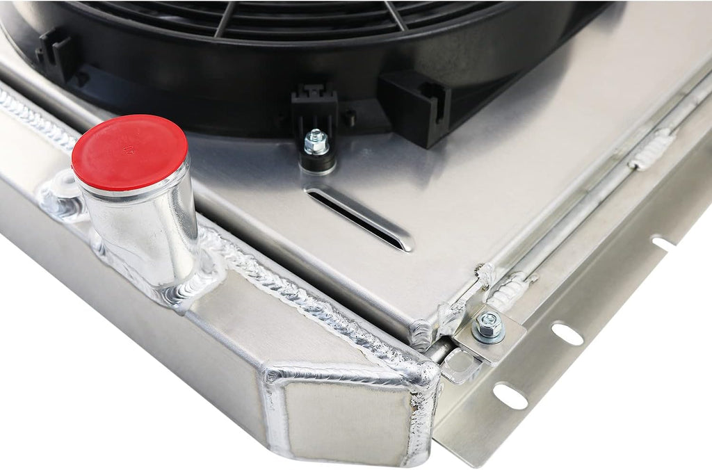 3 Row Aluminum Radiator with Shroud and Fan K292
