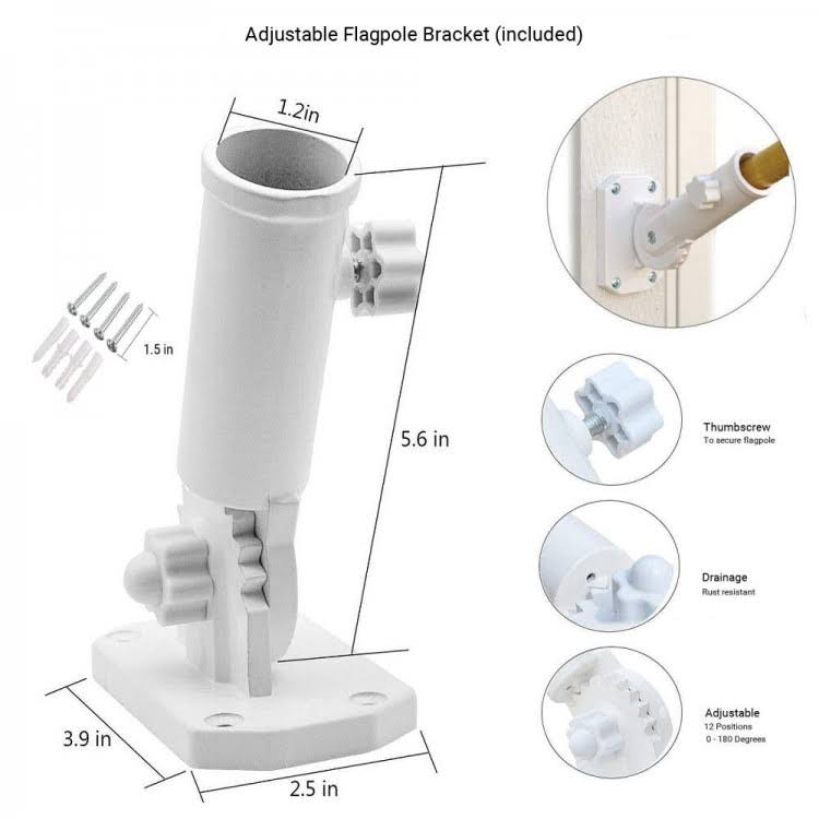 Arizona Cardinals Flag Pole and Bracket Kit M92921