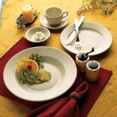 9 inch Ceramic White Plate PK24 M4183