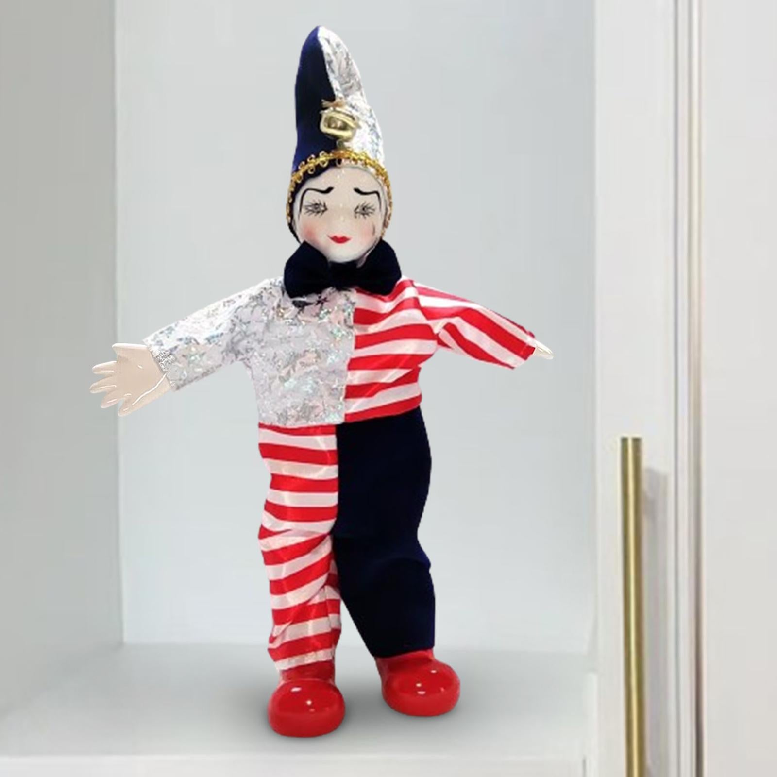 9.84'' Movable Joint Jester Doll T1027