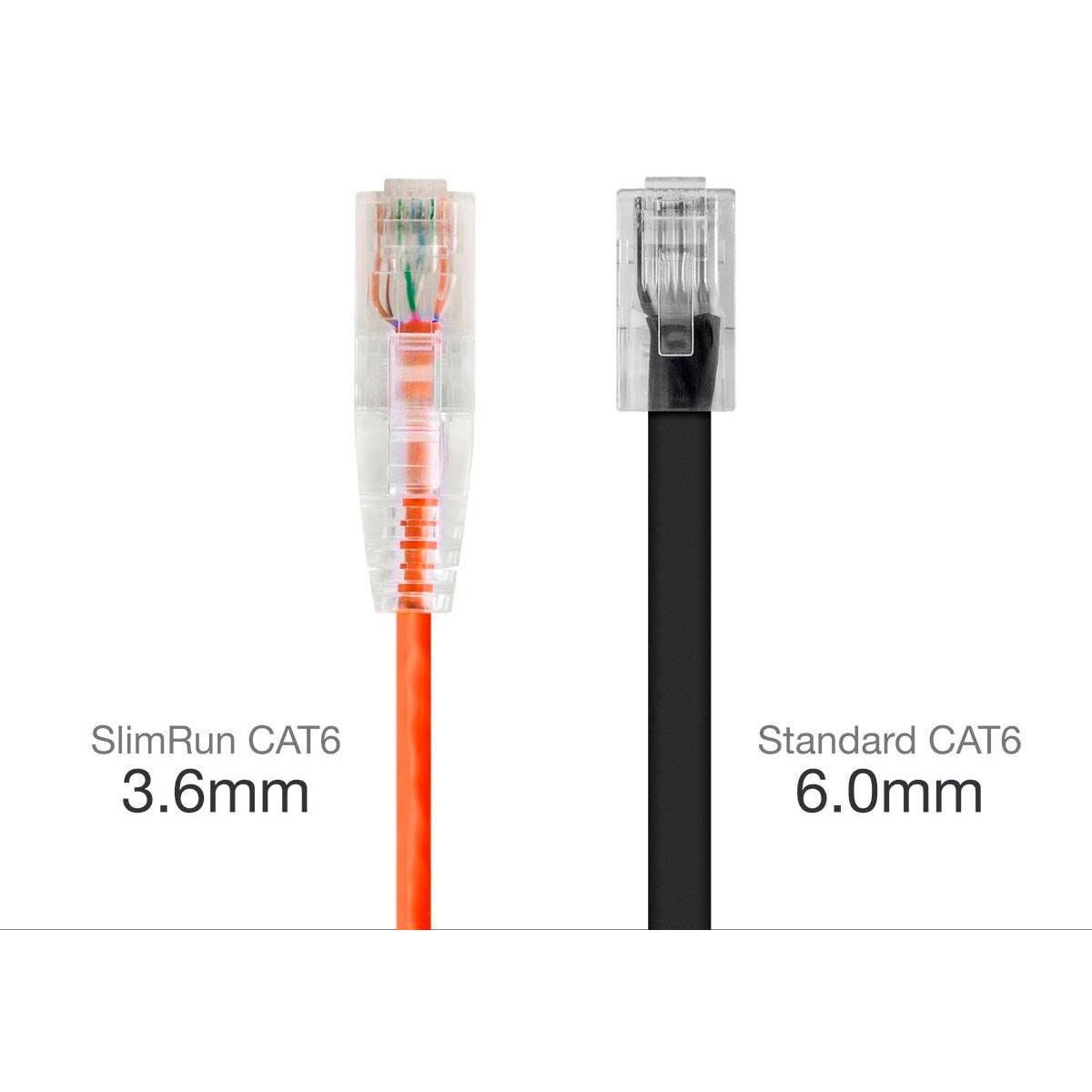 Orange Snagless RJ45 Cat6 Ethernet Patch Cable 50 Feet G652